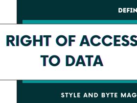 Right of Access to Data