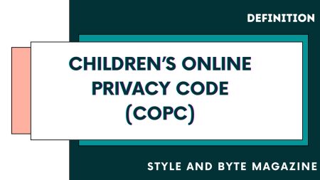 Children’s Online Privacy Code
